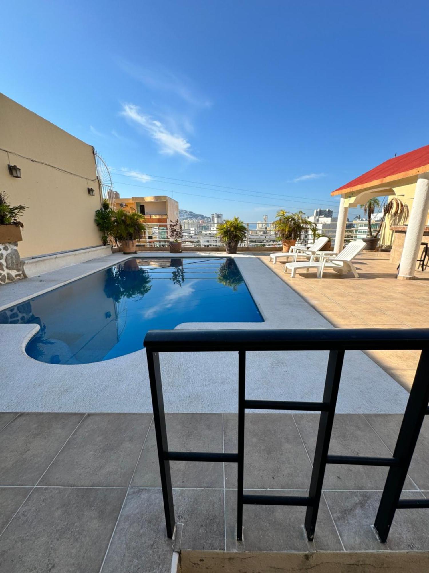 Blue Coast With Pool And Ocean View 10 To 35 P Villa Acapulco Eksteriør bilde
