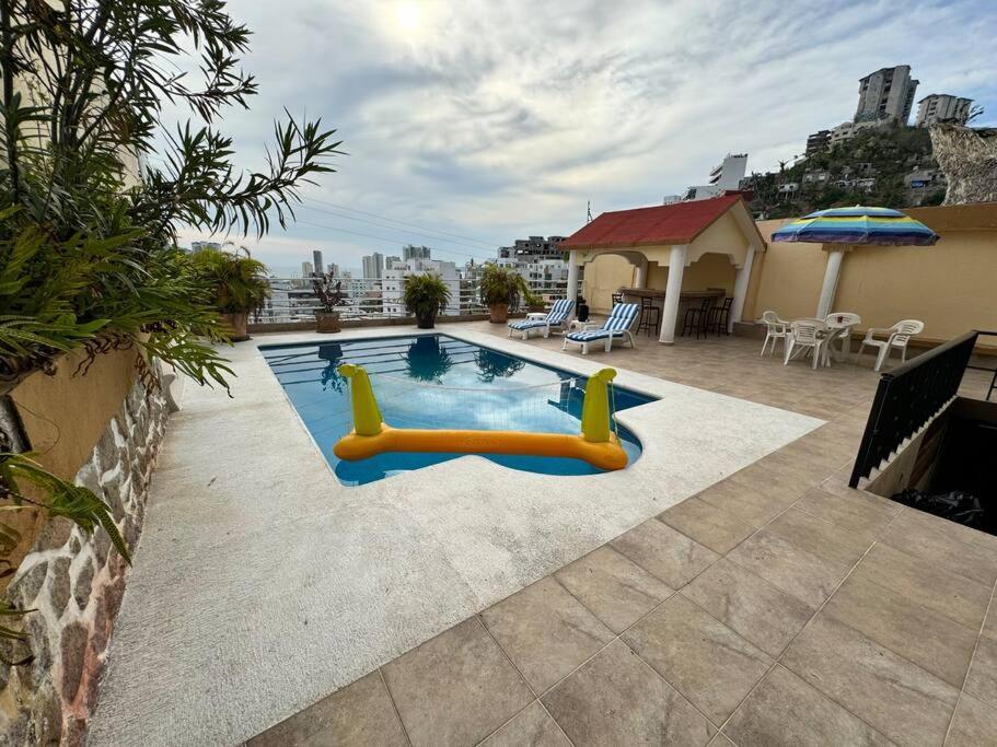 Blue Coast With Pool And Ocean View 10 To 35 P Villa Acapulco Eksteriør bilde